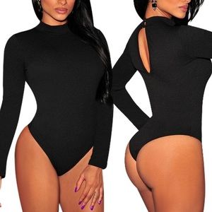 Finity Black Bodysuit